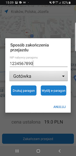 Zamiast taksometru Screen 2