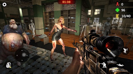 Elite Killer 3D Mod Apk: Zombie Offline Shooting (God Mode) 4