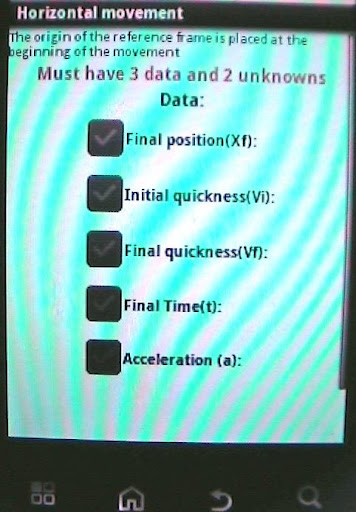 Horizontal movement Screen 2