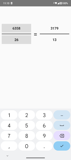 Simplify Fractions - Simple Screen 3