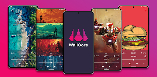 Android application WallCore - HD Wallpapers screenshort