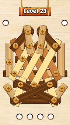 ネジパズル: 木製ナットとボルトのおすすめ画像4