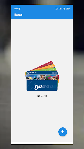 Android application Queenslander's GoCard History screenshort