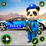 US Police Panda Rope Hero:Police Attack Game icon