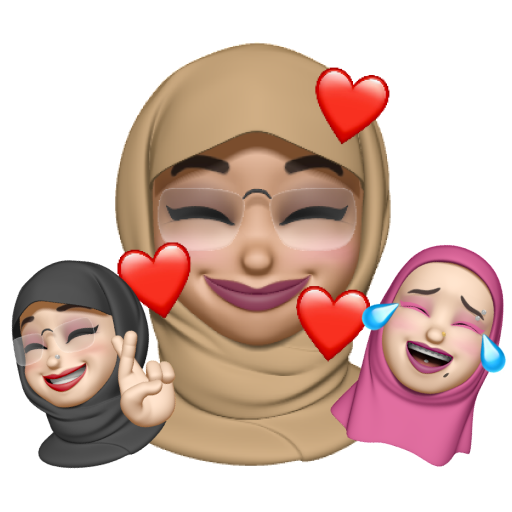 Hijab Memoji Stickers Download on Windows