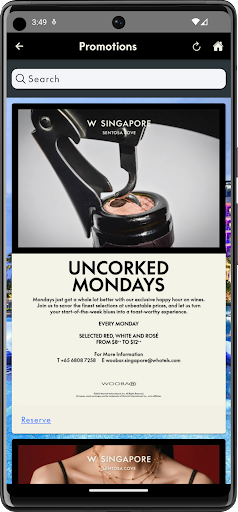 Sip and Indulge, Singapore Screen 2