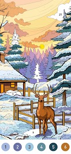 Christmas Color by Number Game 1