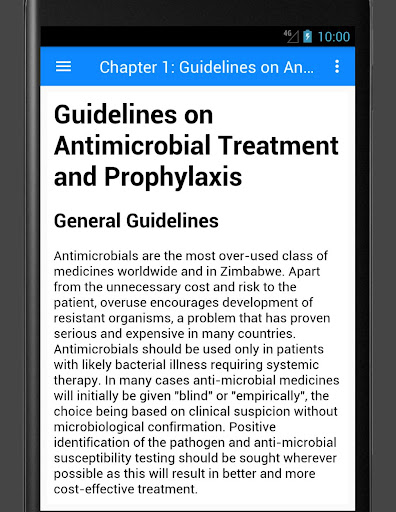 Android application EDLIZ Essential Drugs & Medici screenshort