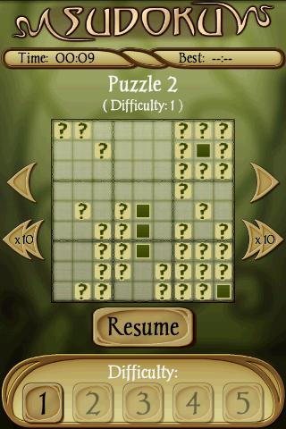 Android application Sudoku Pro screenshort