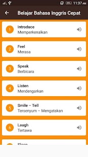 Belajar Bahasa Inggris Cepat + Suara Screenshot