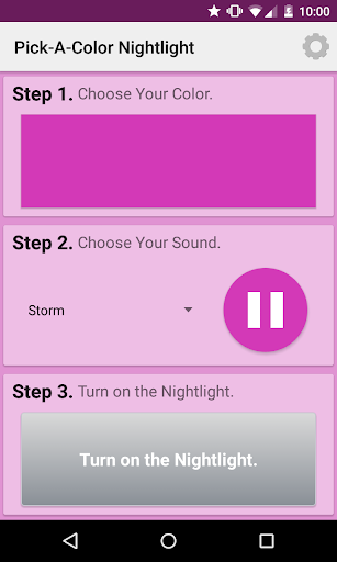 Screenshot of Night Light