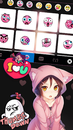 Cat Girl Kawaii Theme Screen 3