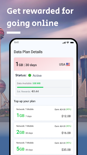 GIANT: Airalo, T-Mobile eSIM Screen 3