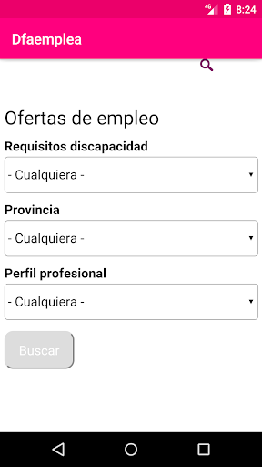 Android application DfaEmplea - Empleo y trabajo screenshort