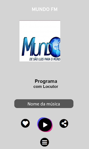 Android application mundo fm screenshort