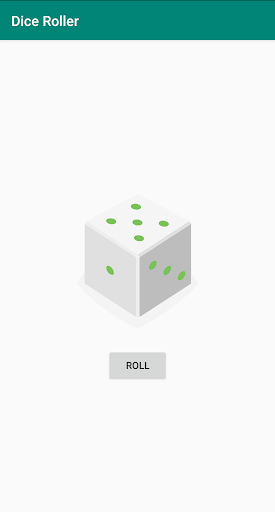 Android application Dice Roller screenshort