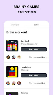 Thunderpod- Home workouts, meditation, brain games screenshots 3