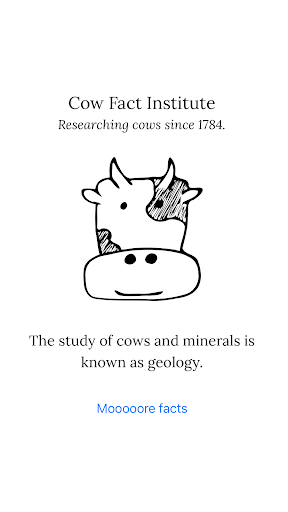 Cow Facts Screen 3