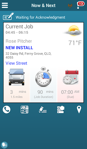 Android application vx Field screenshort