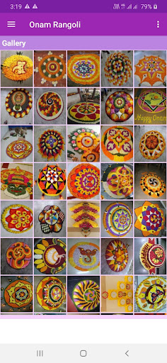 Onam Rangoli Gallery Screen 2