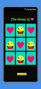 Love Emoji Tic Tac Toe Game