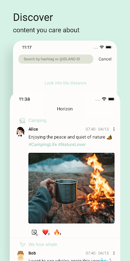 Islands: Microblogging, Note Screen 3