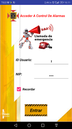 Android application EmergenciasUPBMtr screenshort