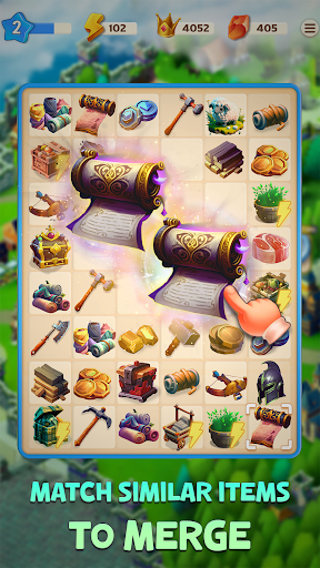 Android application Merge Empress: Merge Games screenshort