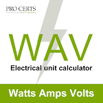 Cover Image of Скачать Watts Amps Volts Calculator  APK