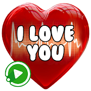 ❤️I LOVE YOU WAstickerApps Love and Hearts Sticker