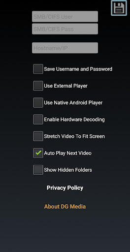 DG Media Player Screen 2