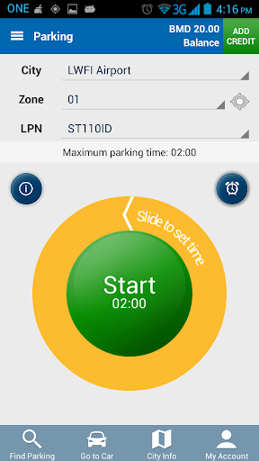 EasyPark Mobile Bermuda Screen 3