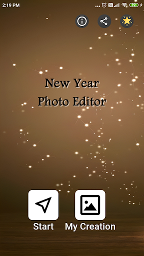 New Year Photo Editor Screen 2