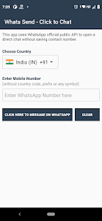 Whats Send - Direct Message For Whatsapp 1.2 APK screenshots 4