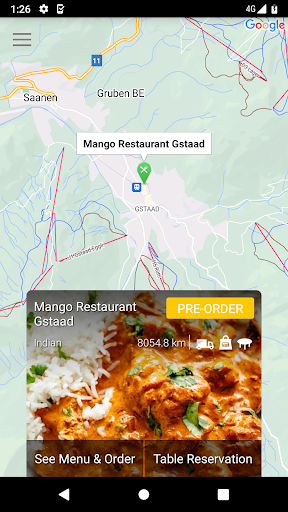 Mango Restaurant Gstaad Screen 2