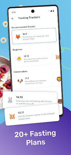Screenshot of YAZIO Food & Calorie Counter