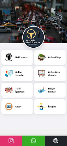 Android application Özel Elit Sürücü Kursu screenshort