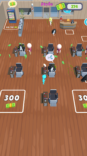 Idle Hair Shop Screen 3