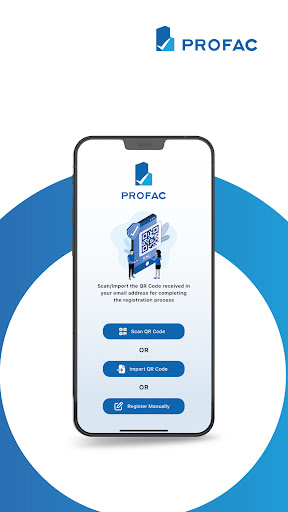 Android application Profac screenshort