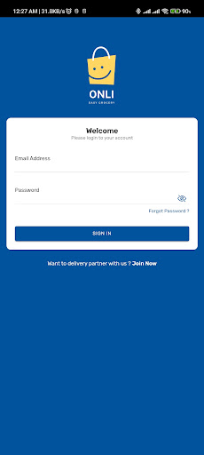 ONLI: Delivery Rider App Screen 2