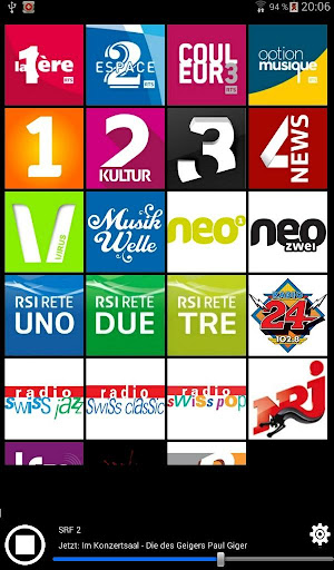 Swiss Radios Screen 3