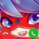 lady bug fake call and chat - Androidアプリ