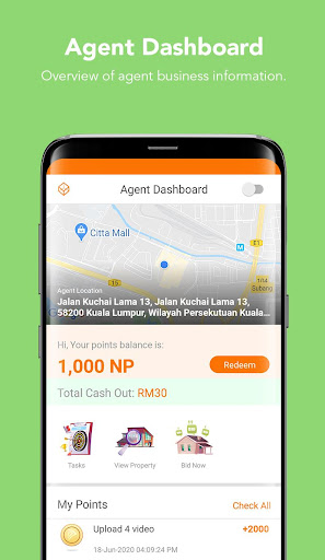 Android application NextSix Agent screenshort