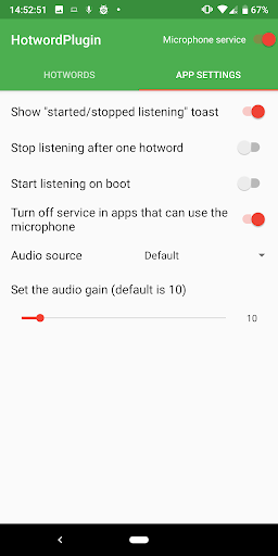 Hotword Plugin Free [Tasker Pl Screen 3