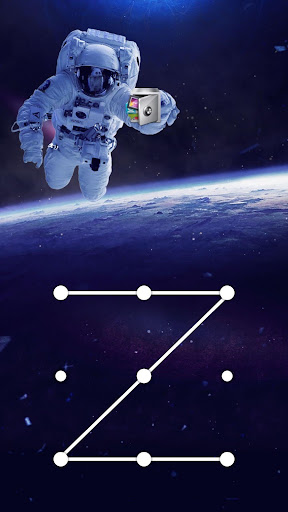 Android application AppLock Live Theme Astronaut screenshort