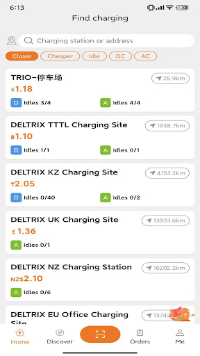 DELTRIX EV Charging KZ Screen 3