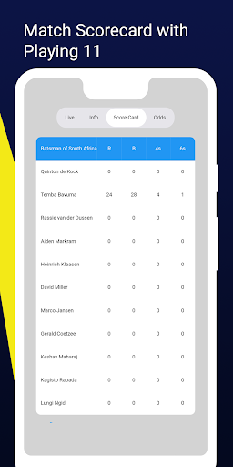 Cricboom Cricket Live Line Screen 3