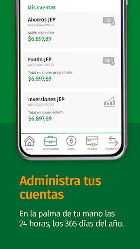 JEP Móvil Screen 3