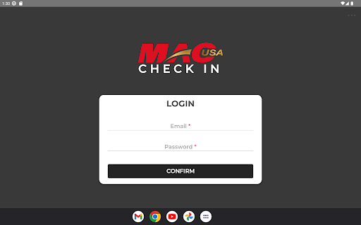 Android application EZPOS Checkin screenshort