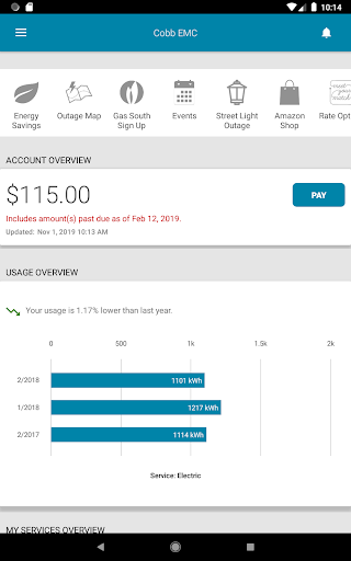 Screenshot of Cobb EMC